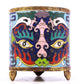 A Superb Cloisonne 'Taotie' Tripod Brush Pot