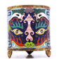 A Superb Cloisonne 'Taotie' Tripod Brush Pot