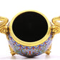 An Excellent Cloisonne Censer And Cover