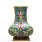 A Gorgeous Pair Of Cloisonne 'Scrolling Lotus' Vases