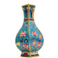 A cloisonne floral amphorae