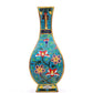 A cloisonne floral amphorae