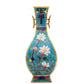 A cloisonne floral amphorae