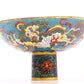 A Wonderful Cloisonne 'Lion& Auspicious Cloud' Stem-Dish