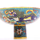 A Wonderful Cloisonne 'Lion& Auspicious Cloud' Stem-Dish