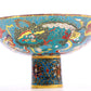 A Wonderful Cloisonne 'Lion& Auspicious Cloud' Stem-Dish