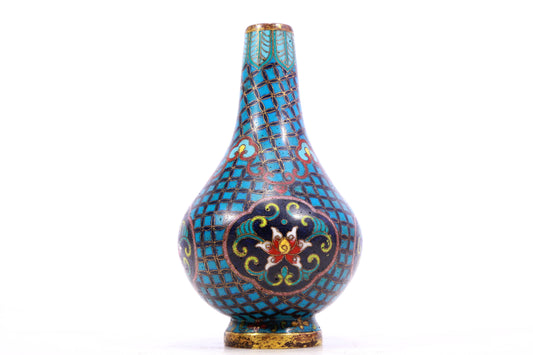 A Wonderful Cloisonne 'Flower' Vase