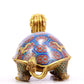 An Exquisite Cloisonne Mythical Tortoise