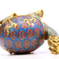 An Exquisite Cloisonne Mythical Tortoise