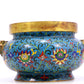 A Gorgeous Cloisonne 'Scrolling Lotus' Lion-Handled Censer