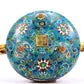 A Superb Cloisonne 'Scrolling Lotus& Arabic' Tripod Censer