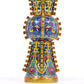 A Precious Cloisonne 'Scrolling Lotus& Animal Mask' Vase