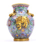 A Precious Cloisonne 'Scrolling Lotus& Auspicious Beast' Vase