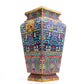 A Superb Cloisonne 'Scrolling Lotus' Dragon-Handled Vase