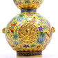 A Fabulous Cloisonne 'Dragon' Gourd-Form Vase