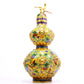 A Fabulous Cloisonne 'Dragon' Gourd-Form Vase