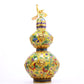 A Fabulous Cloisonne 'Dragon' Gourd-Form Vase