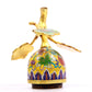 A Fabulous Cloisonne 'Dragon' Gourd-Form Vase