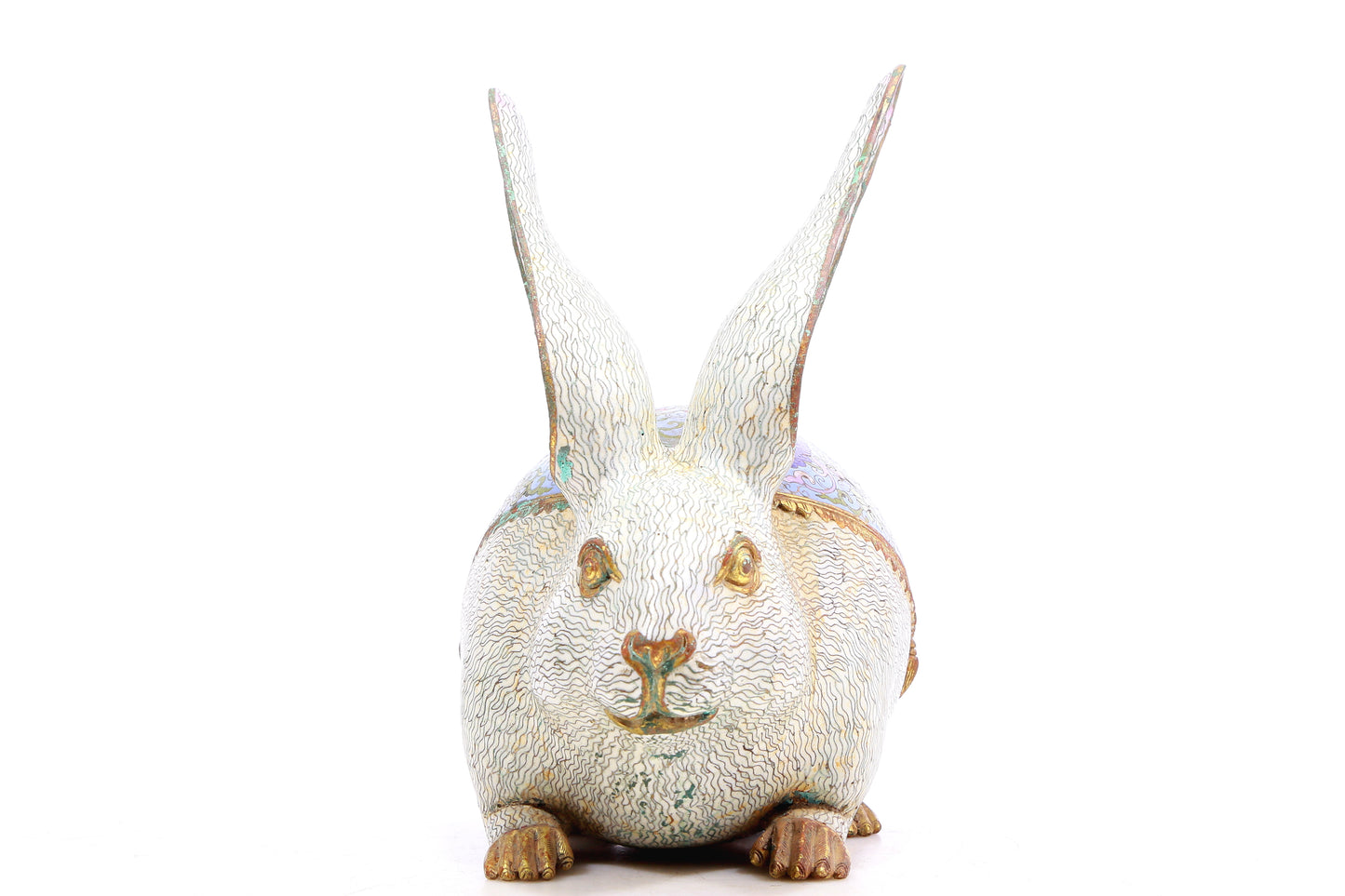 A Marvelous Cloisonne Rabbit