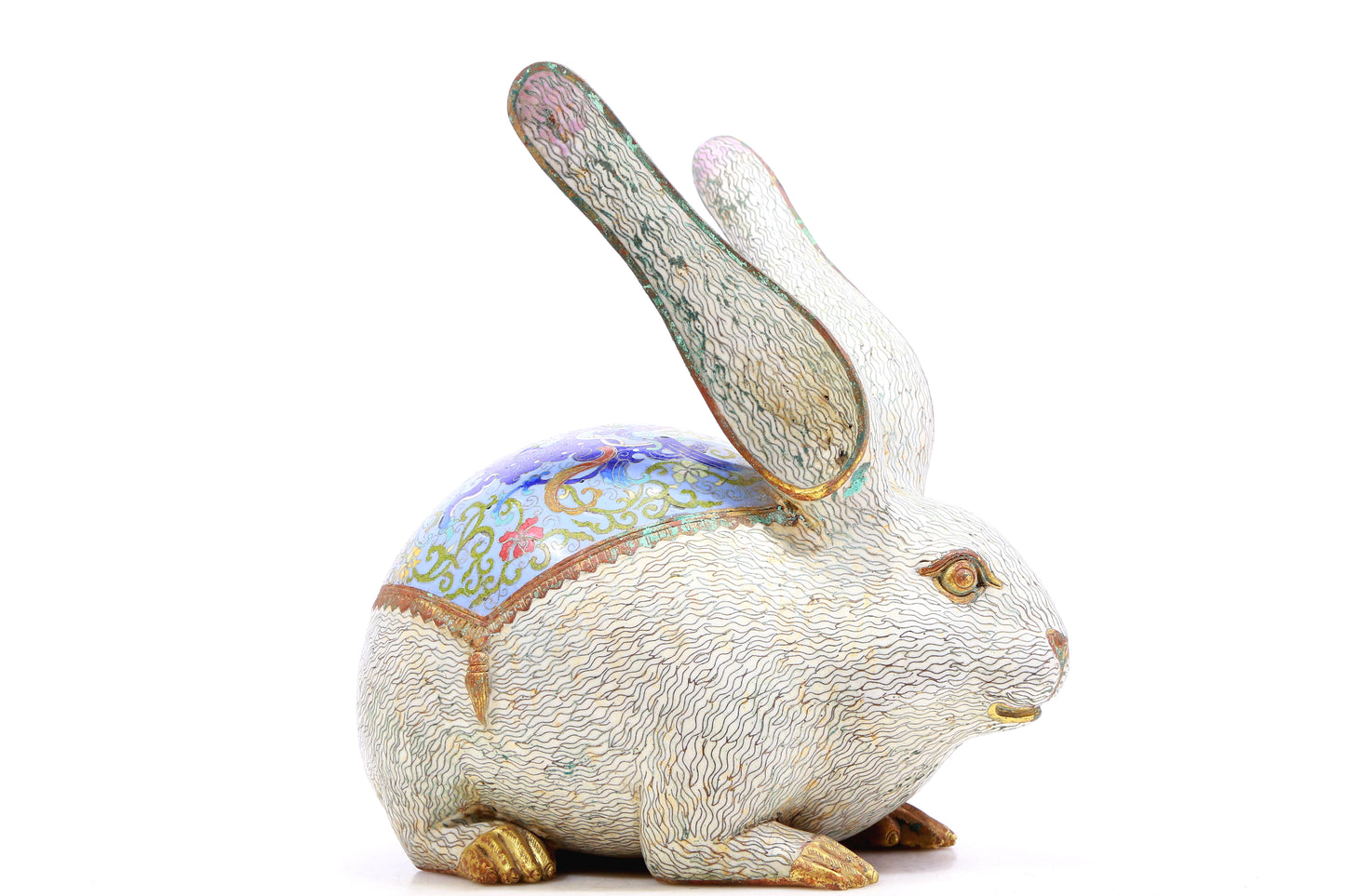 A Marvelous Cloisonne Rabbit