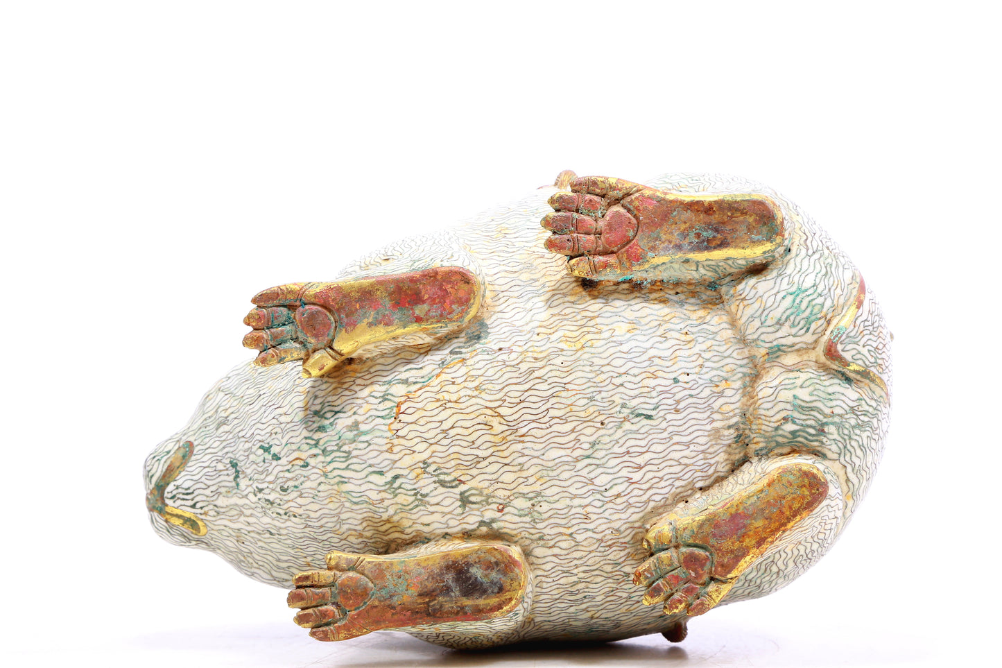 A Marvelous Cloisonne Rabbit