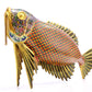 A cloisonné fish ornament