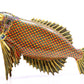 A cloisonné fish ornament