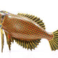 A cloisonné fish ornament