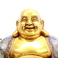 A cloisonné Maitreya Buddha statue