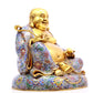 A cloisonné Maitreya Buddha statue