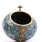 A cloisonne tangled lotus pattern Ruyi ear stove