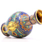 cloisonné vase with lotus pattern and phoenix ears