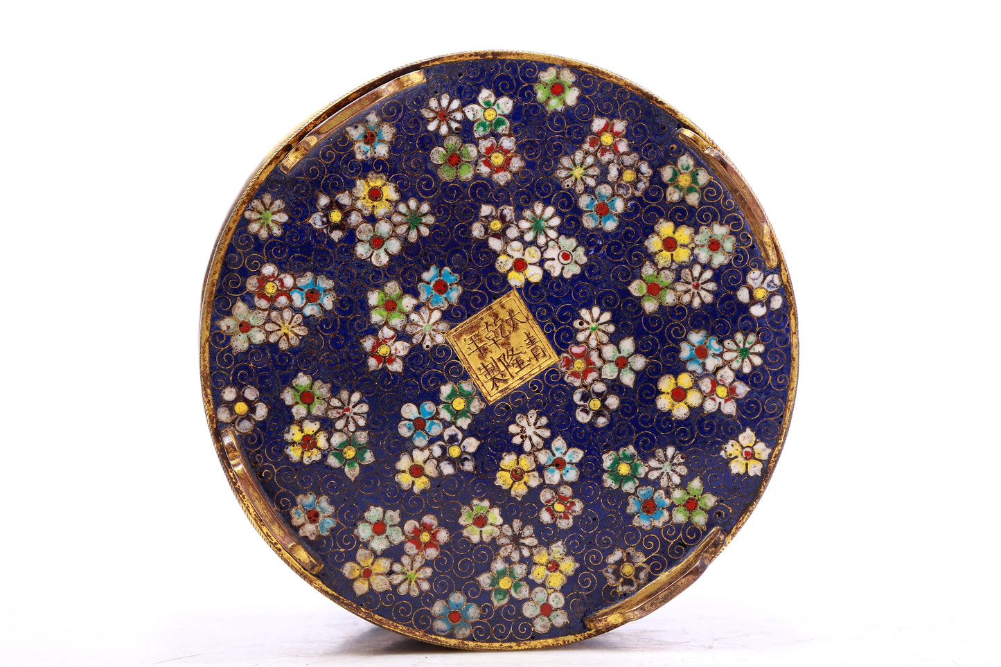 A Gorgeous Pair Of Cloisonne 'Flower' Jardinieres