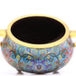 A Superb Cloisonne 'Scrolling Lotus' Tripod Censer