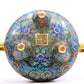 A Superb Cloisonne 'Scrolling Lotus' Tripod Censer