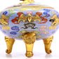 A Gorgeous Cloisonne 'Bat& Auspicious Cloud' Tripod Censer And Cover