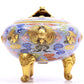 A Gorgeous Cloisonne 'Bat& Auspicious Cloud' Tripod Censer And Cover