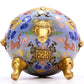 A Gorgeous Cloisonne 'Bat& Auspicious Cloud' Tripod Censer And Cover