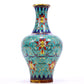 A cloisonné vase with lotus pattern