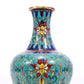 A cloisonné vase with lotus pattern