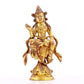 A serene gilt bronze statue of Bodhisattva