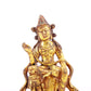 A serene gilt bronze statue of Bodhisattva