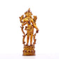 A serene gilt bronze statue of Tara