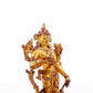 A serene gilt bronze statue of Tara