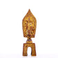 A serene gilt bronze statue of Bodhisattva