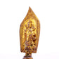 A serene gilt bronze statue of Bodhisattva