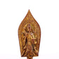 A serene gilt bronze statue of Bodhisattva