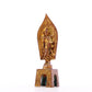 A serene gilt bronze statue of Bodhisattva