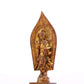 A serene gilt bronze statue of Bodhisattva