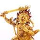 A serene gilt bronze Vajra statue